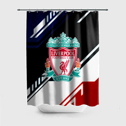 Шторка для душа Liverpool geometry sport, цвет: 3D-принт