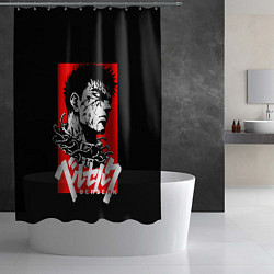 Шторка для душа Берсерк аниме, цвет: 3D-принт — фото 2