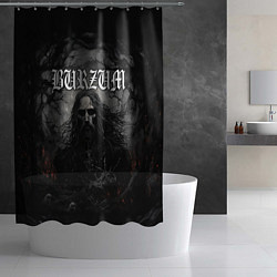 Шторка для душа Burzum Varg, цвет: 3D-принт — фото 2