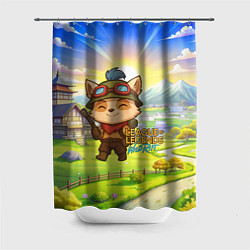 Шторка для душа League of legends Тимо, цвет: 3D-принт