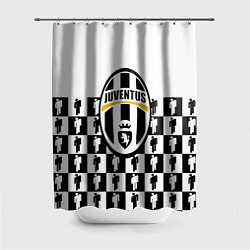 Шторка для душа Juventus болельщики паттерн, цвет: 3D-принт