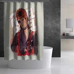 Шторка для душа David Bowie Rebel Rebel, цвет: 3D-принт — фото 2