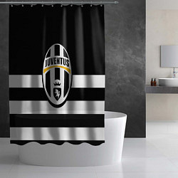 Шторка для душа Juventus линии, цвет: 3D-принт — фото 2