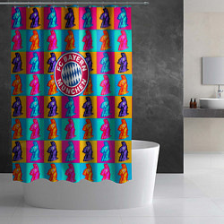 Шторка для душа Fortnite x Bayern, цвет: 3D-принт — фото 2