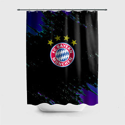 Шторка для душа Бавария Мюнхен краски текстура, цвет: 3D-принт