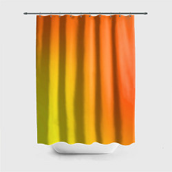 Шторка для душа Color orange red, цвет: 3D-принт