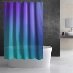 Шторка для душа Color multi-colored gradient, цвет: 3D-принт — фото 2