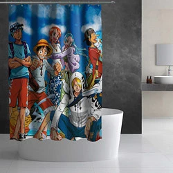 Шторка для душа One Piece, цвет: 3D-принт — фото 2