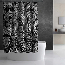 Шторка для душа Paisley, цвет: 3D-принт — фото 2