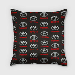 Подушка квадратная Toyota, цвет: 3D-принт