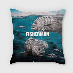 Подушка квадратная Best fisherman
