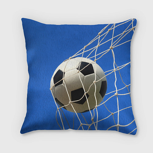 Подушка квадратная Футбол - гол / 3D-принт – фото 2