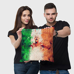 Подушка квадратная Conor McGregor: Ireland, цвет: 3D-принт — фото 2