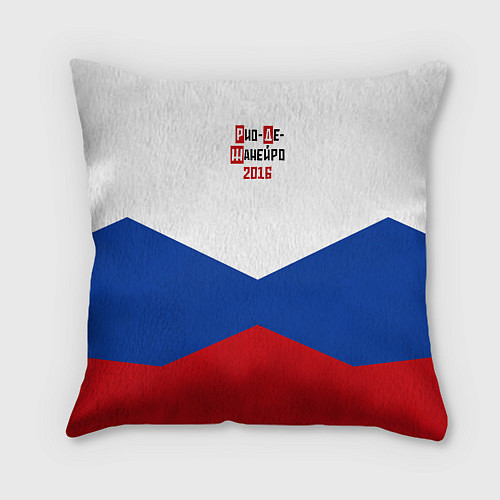 Подушка квадратная Россия 2016 / 3D-принт – фото 2