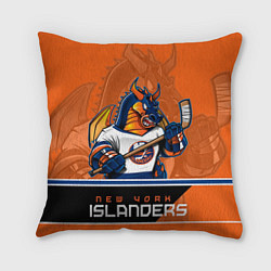 Подушка квадратная New York Islanders, цвет: 3D-принт