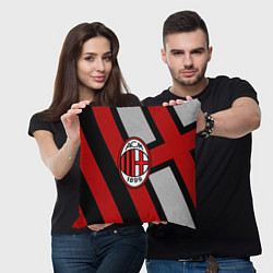 Подушка квадратная Milan FC 1899, цвет: 3D-принт — фото 2