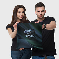 Подушка квадратная Nissan the best, цвет: 3D-принт — фото 2