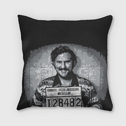Подушка квадратная Pablo Escobar: Smile, цвет: 3D-принт