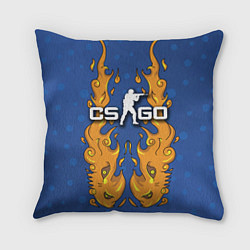 Подушка квадратная CS:GO Fire Elemental, цвет: 3D-принт