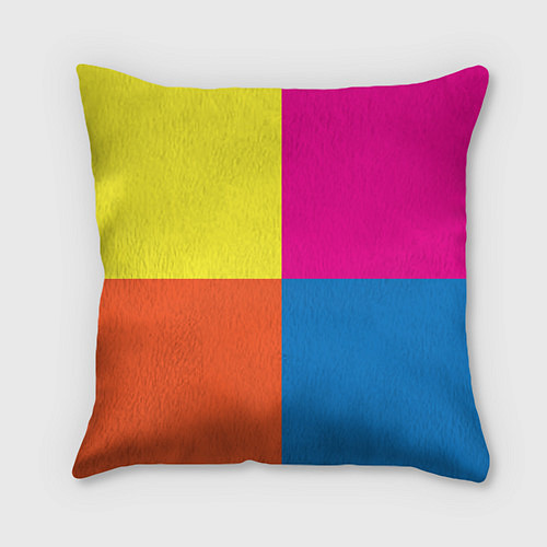 Подушка квадратная Love three-dimensional letters / 3D-принт – фото 2