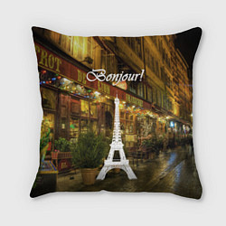 Подушка квадратная Bonjour - Paris