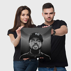 Подушка квадратная Ice Cube: Gangsta, цвет: 3D-принт — фото 2