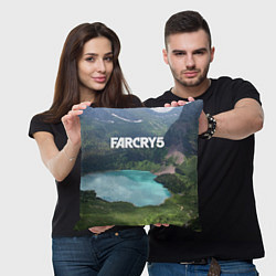 Подушка квадратная Far Cry 5, цвет: 3D-принт — фото 2