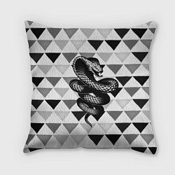 Подушка квадратная Snake Geometric