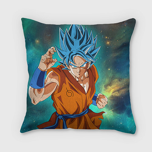 Подушка квадратная Space Goku / 3D-принт – фото 2