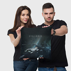 Подушка квадратная Stellaris, цвет: 3D-принт — фото 2
