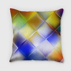 Подушка квадратная Colorful squares, цвет: 3D-принт