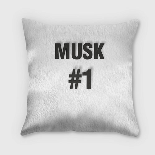 Подушка квадратная Илон Маск / 3D-принт – фото 2