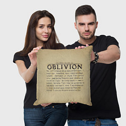 Подушка квадратная Oblivion, цвет: 3D-принт — фото 2