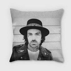 Подушка квадратная Yelawolf II: Mono photo, цвет: 3D-принт