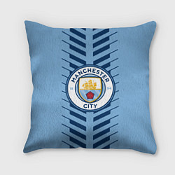 Подушка квадратная FC Manchester City: Creative, цвет: 3D-принт