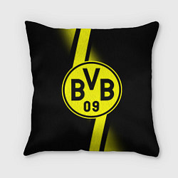 Подушка квадратная FC Borussia Dortmund: Storm, цвет: 3D-принт
