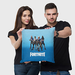 Подушка квадратная Fortnite Stories, цвет: 3D-принт — фото 2