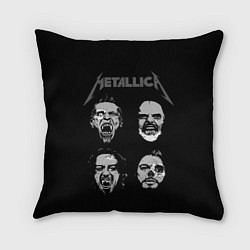 Подушка квадратная Metallica Vampires, цвет: 3D-принт