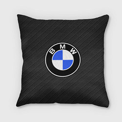 Подушка квадратная BMW CARBON БМВ КАРБОН, цвет: 3D-принт