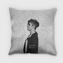 Подушка квадратная Justin Bieber, цвет: 3D-принт
