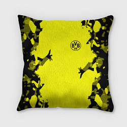 Подушка квадратная FC Borussia Dortmund: Yellow Original, цвет: 3D-принт