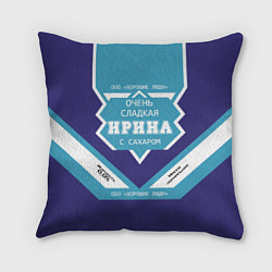 Подушка квадратная Очень сладкая Ирина