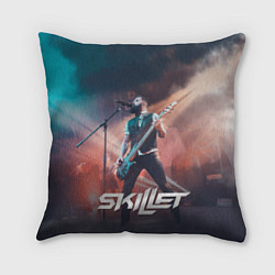 Подушка квадратная Skillet: John Cooper, цвет: 3D-принт