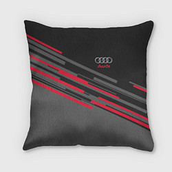 Подушка квадратная AUDI SPORT, цвет: 3D-принт