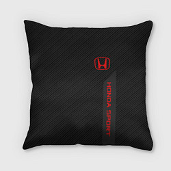 Подушка квадратная Honda: Sport Line, цвет: 3D-принт