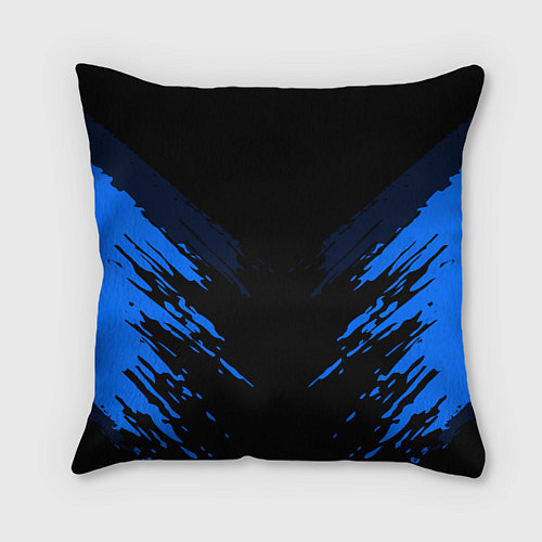 Подушка квадратная Honda: Blue Anger / 3D-принт – фото 2