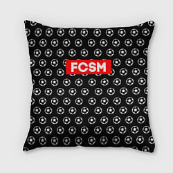 Подушка квадратная FCSM Supreme, цвет: 3D-принт
