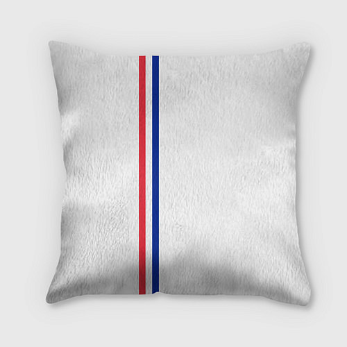Подушка квадратная Франция: лента с гербом / 3D-принт – фото 2