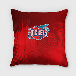 Подушка квадратная Rockets NBA, цвет: 3D-принт