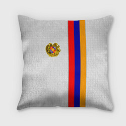 Подушка квадратная I Love Armenia, цвет: 3D-принт